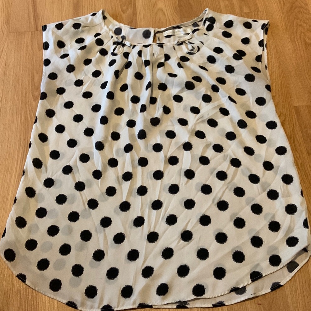 Polka dot blouse